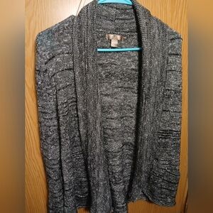 White Stag Charcoal Cardigan Sweater
